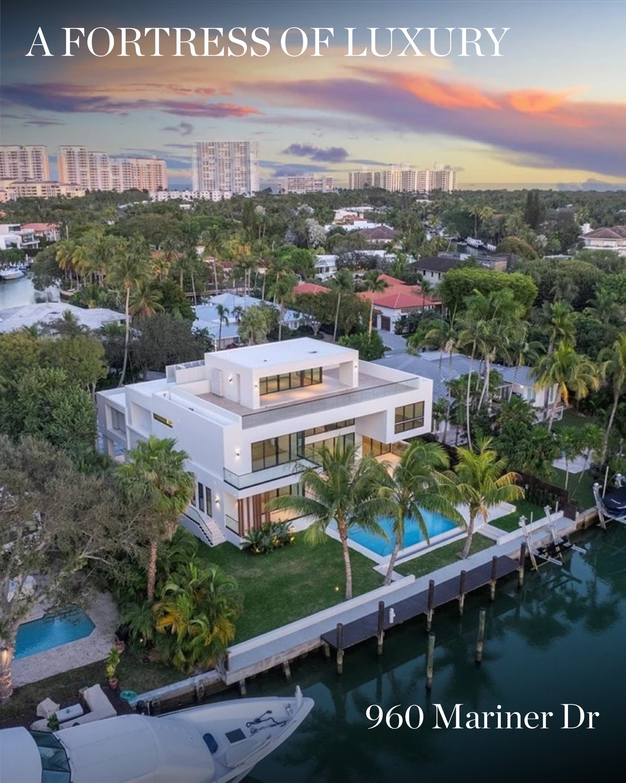 New Standard of Waterfront Living in Key Biscayne | Now $19.5M